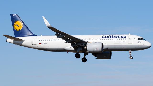 D-AIND:Airbus A320:Lufthansa
